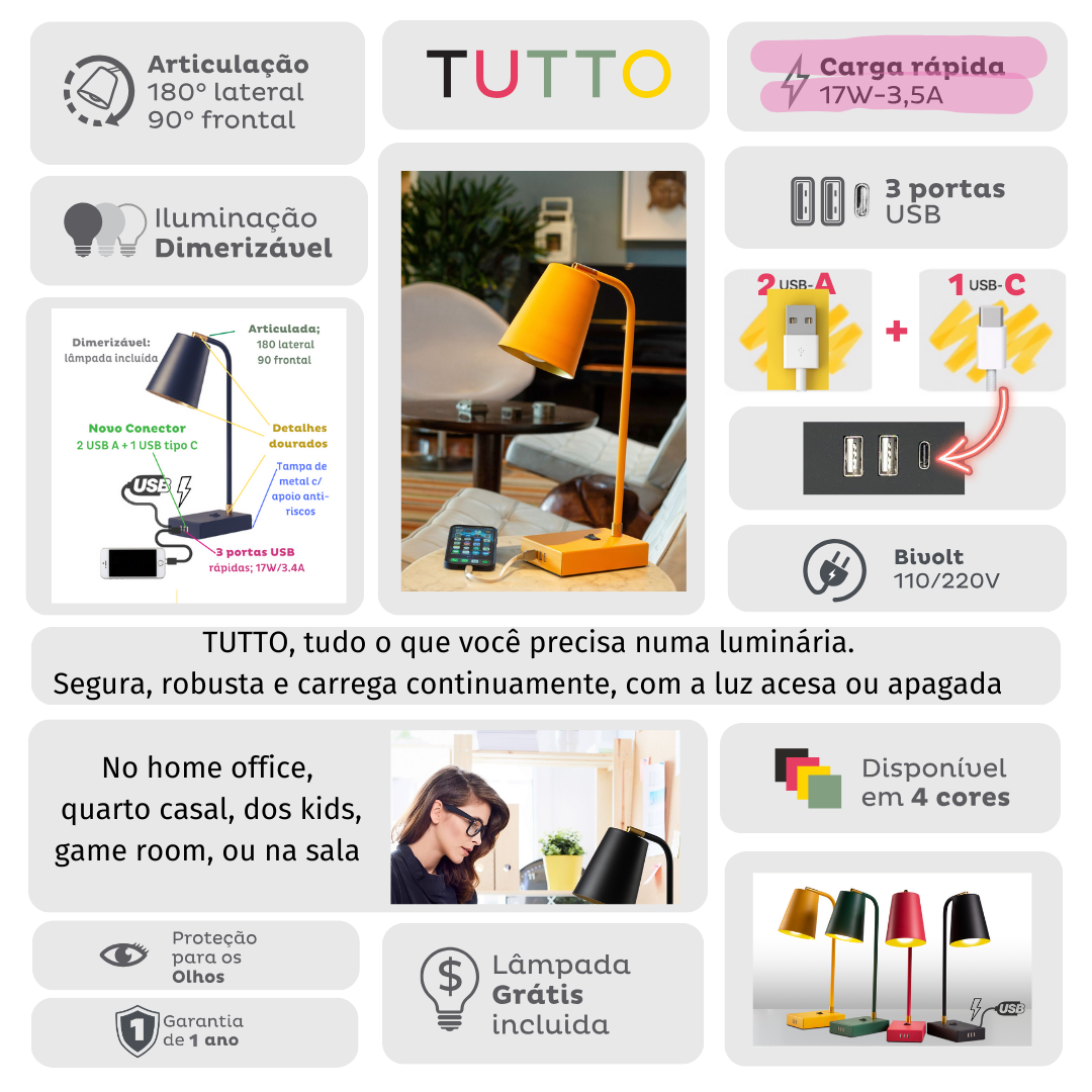 KIT Smart | TUTTO + lâmpada Positivo