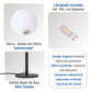 Abajur Design Sfera Vidro 12cm Lampada G9 Inclusa Luz Quente