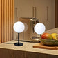Abajur Design Sfera Vidro 12cm Lampada G9 Inclusa Luz Quente